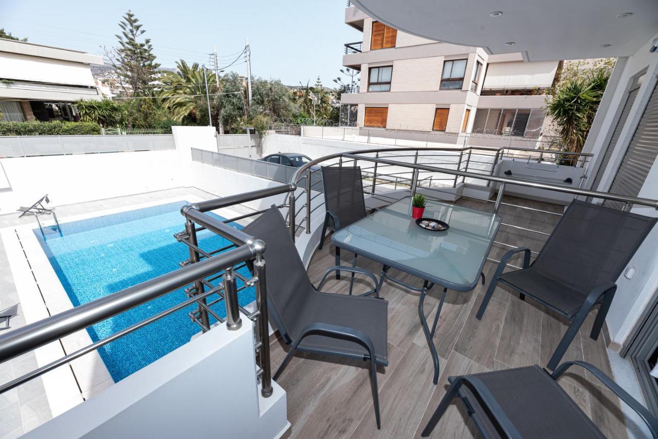 Design Apartment With Swimming Pool Near The Beach Athene Buitenkant foto